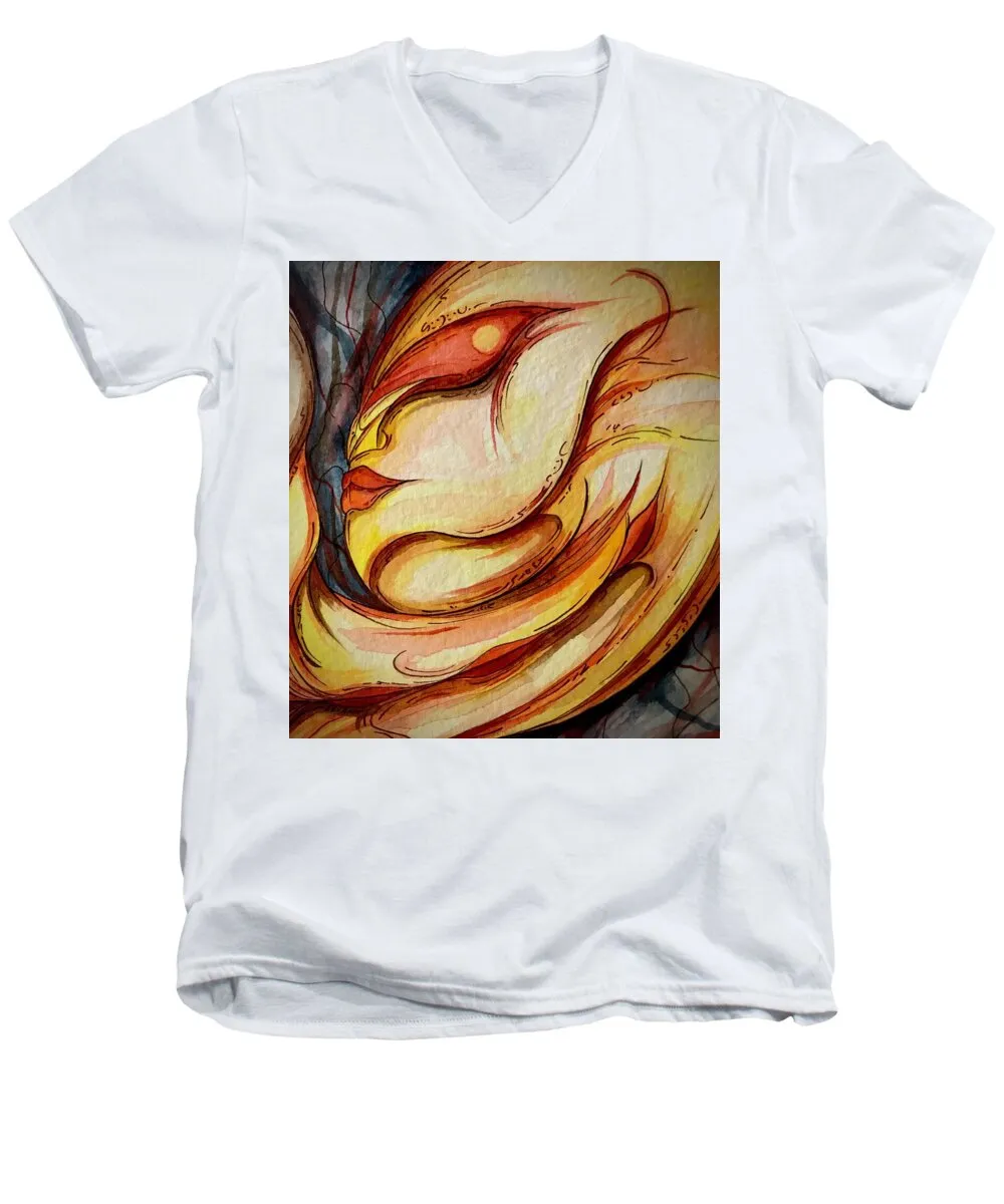Alien Nap - Men's V-Neck T-Shirt