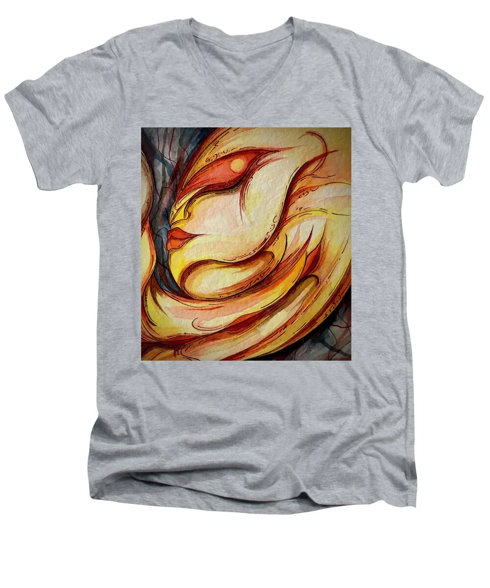 Alien Nap - Men's V-Neck T-Shirt