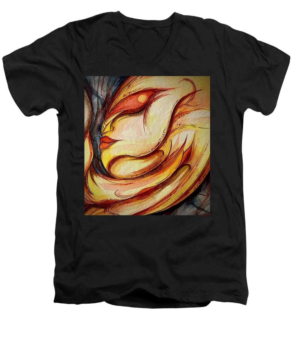 Alien Nap - Men's V-Neck T-Shirt