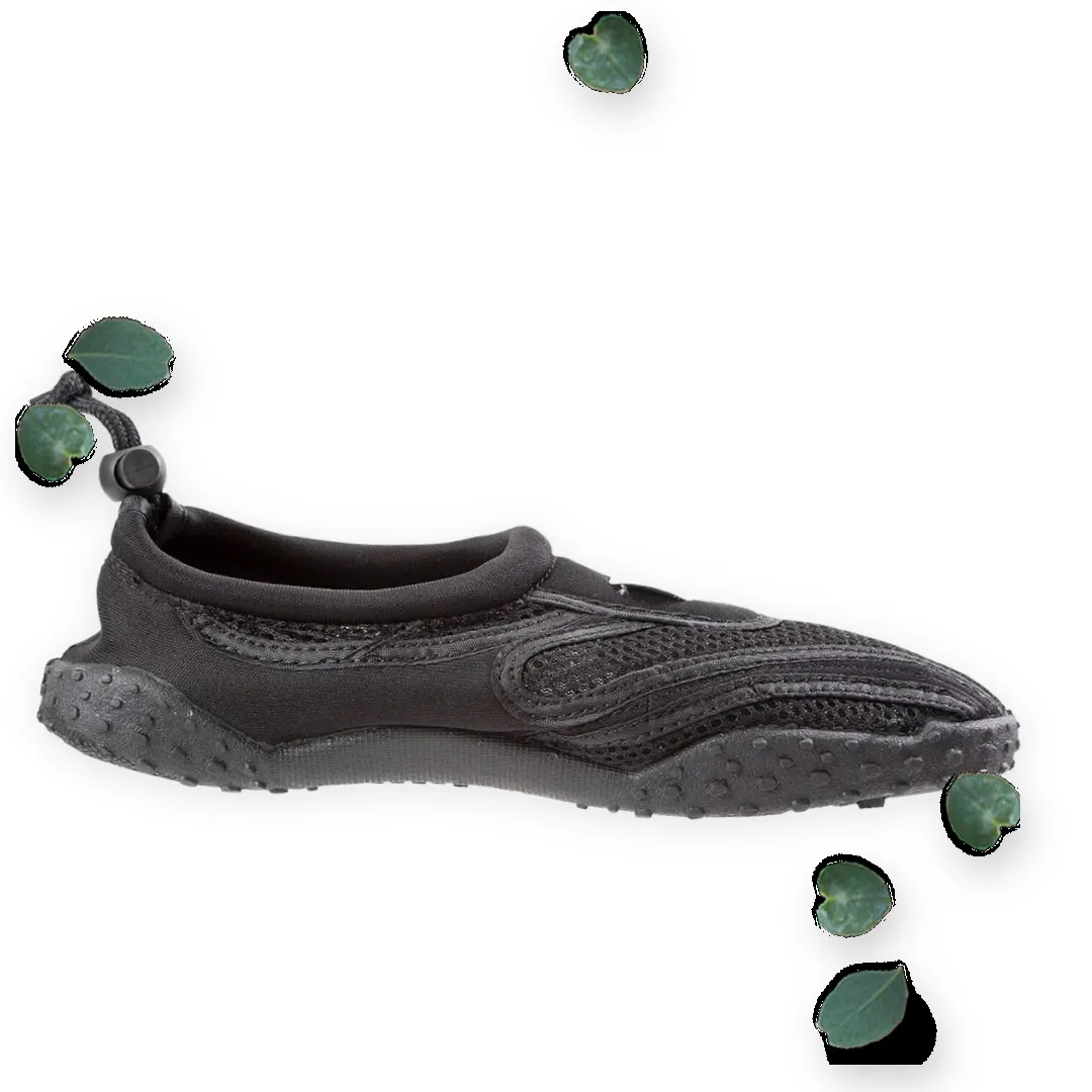 All Black Wave Water Shoes