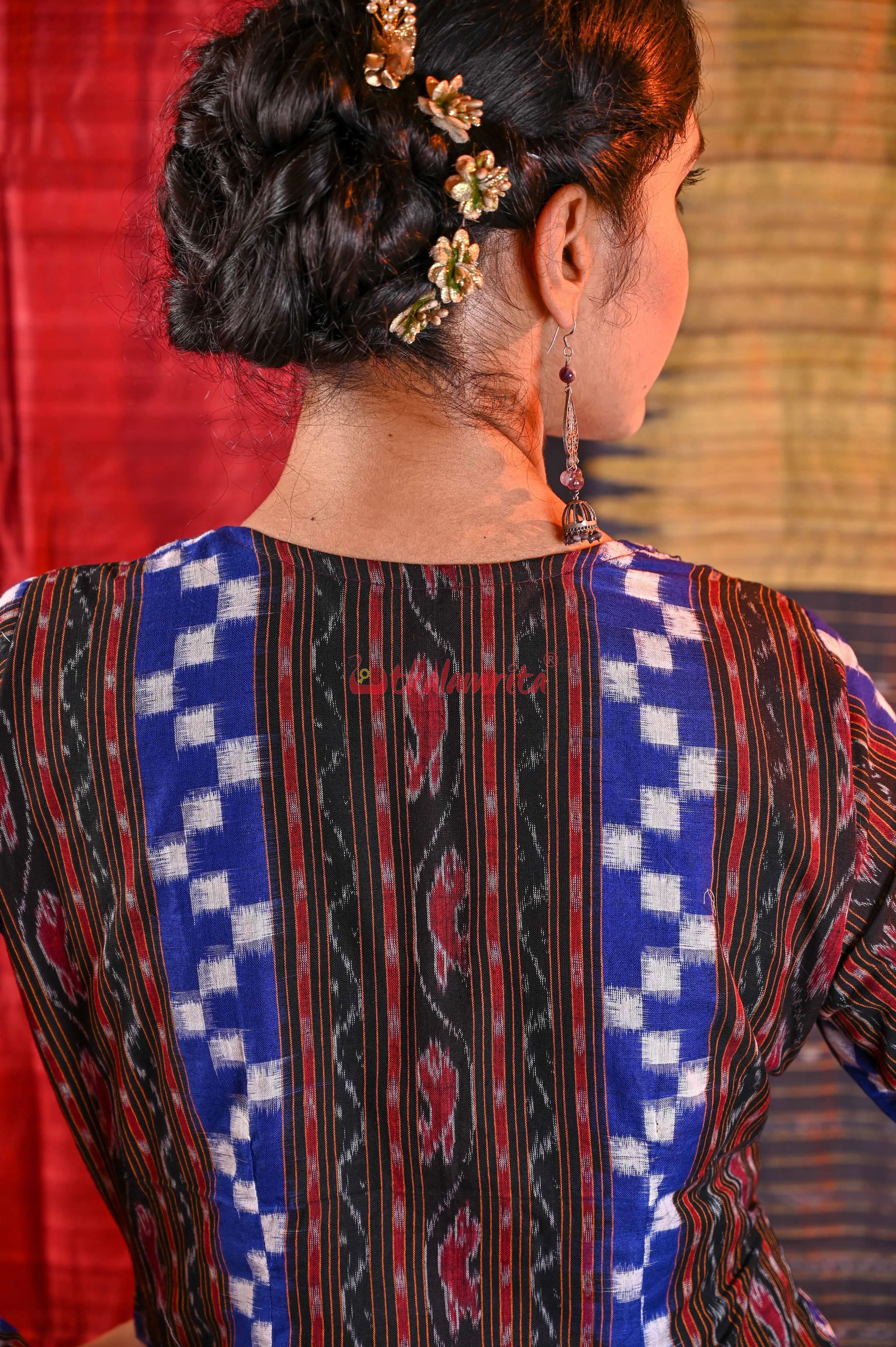 Blue Madhupuri Jacket (Blouse)