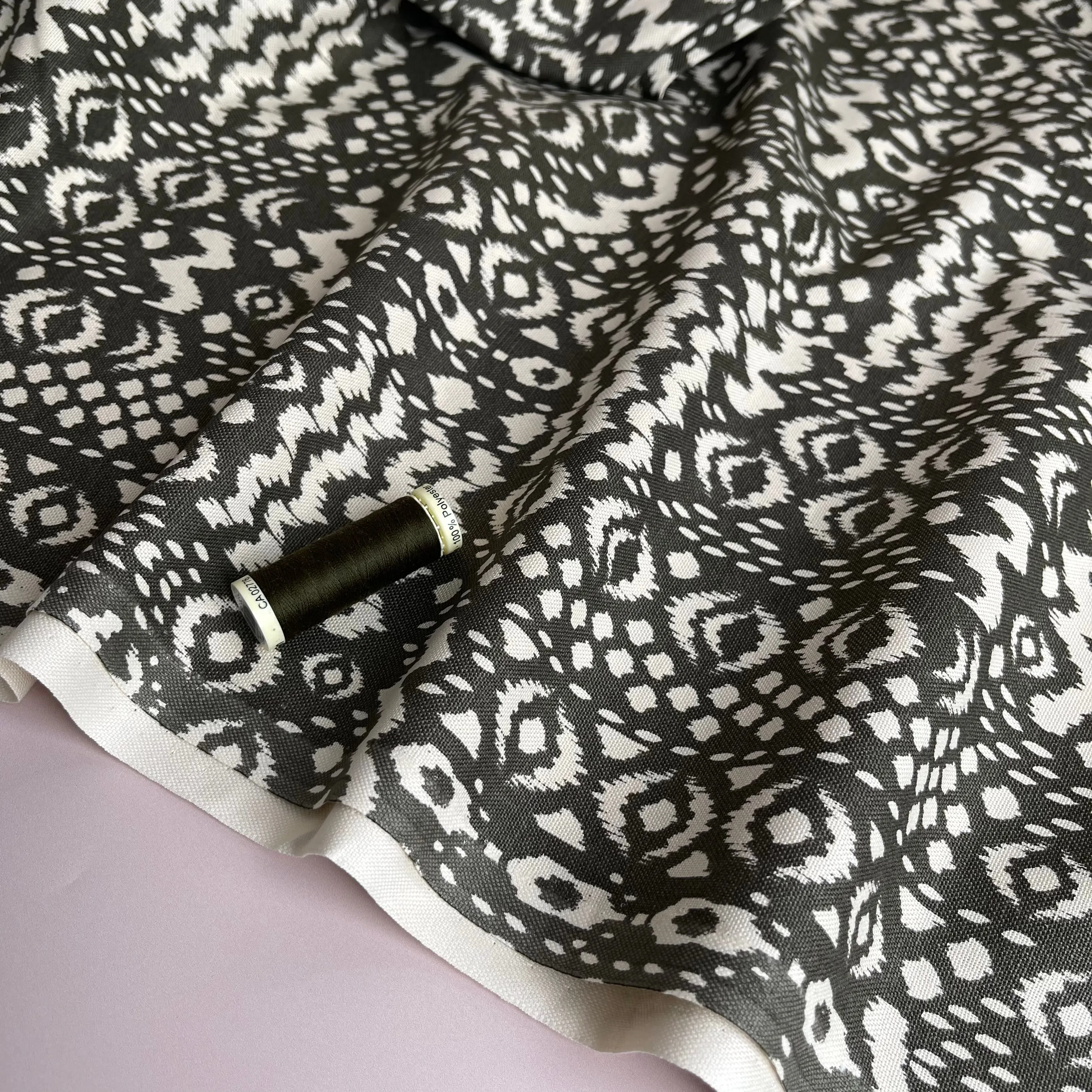 Bohemian in Olive Green Cotton Canvas