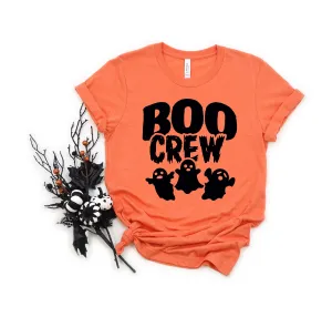 Boo Crew Adult T Shirt - Halloween - Office - School - Teacher - Grade Level - Fun Not So Scary Ghosts