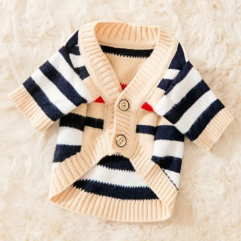 Cartoon Dog Sweaters for Small Dogs, Winter Knitwear