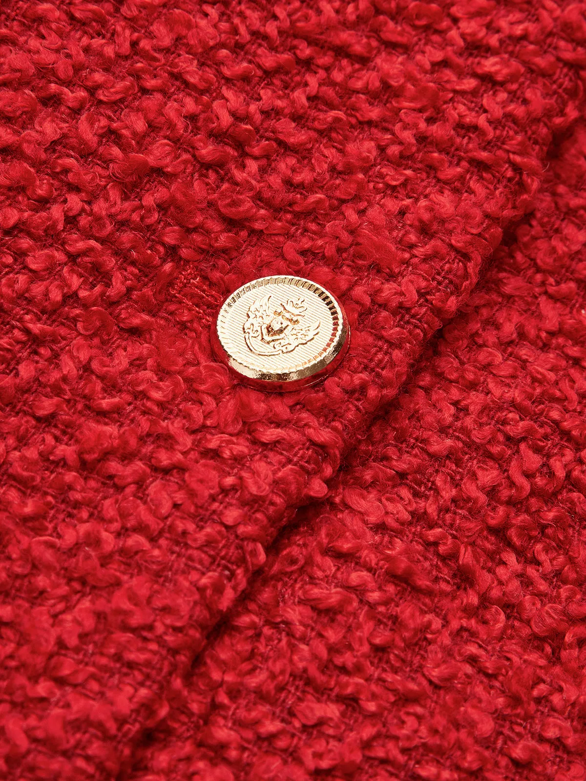 Chicmy-Autumn Jackets Outwear Elegant Button Tweed Jacket