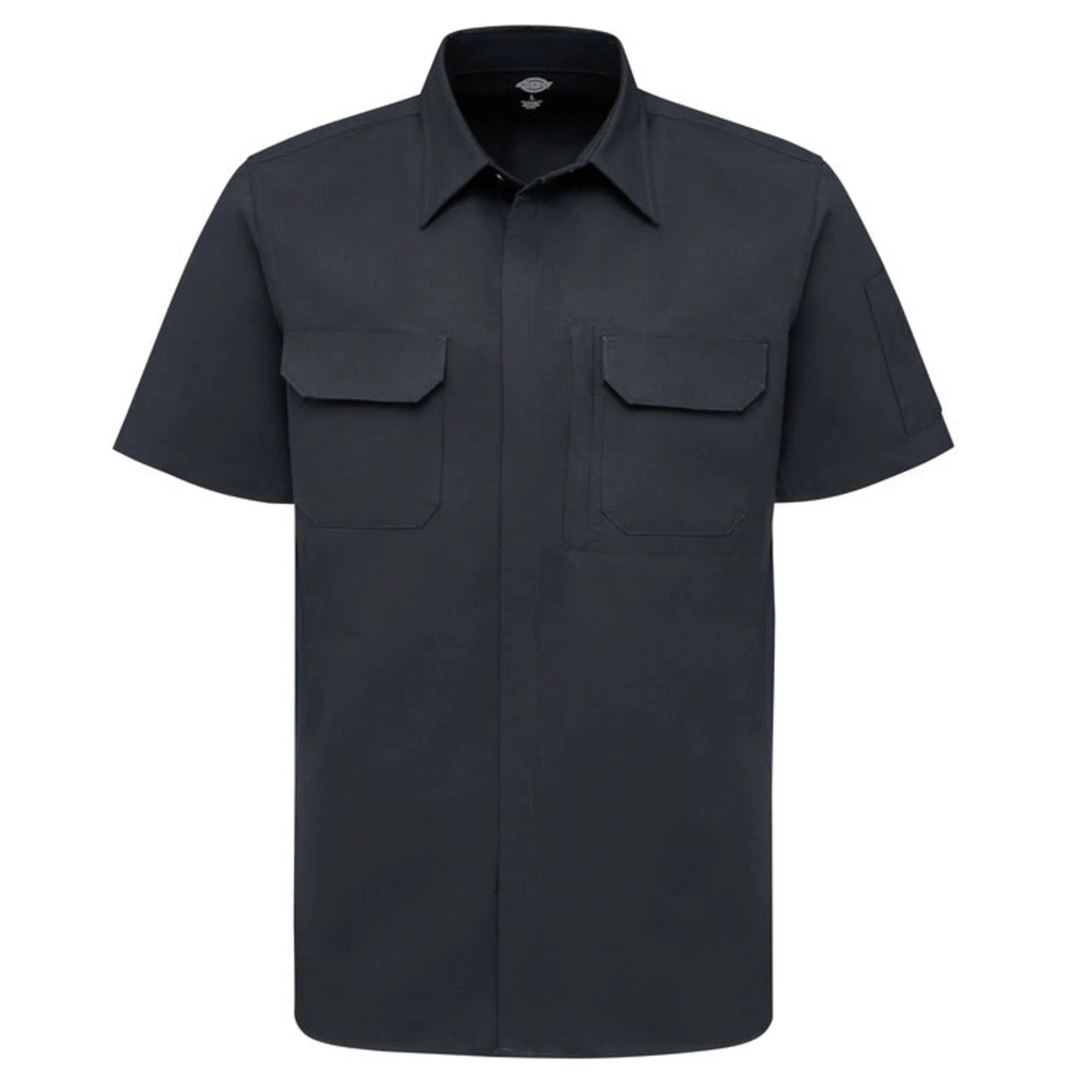 Dickies Men's LS94 Tactical Button-Up Shirt - Mesh Ventilation, FLEX Panels, Ripstop Fabric, Hidden Snap Front, Secure Pockets, Durable Workwear | Sizes S-5XL