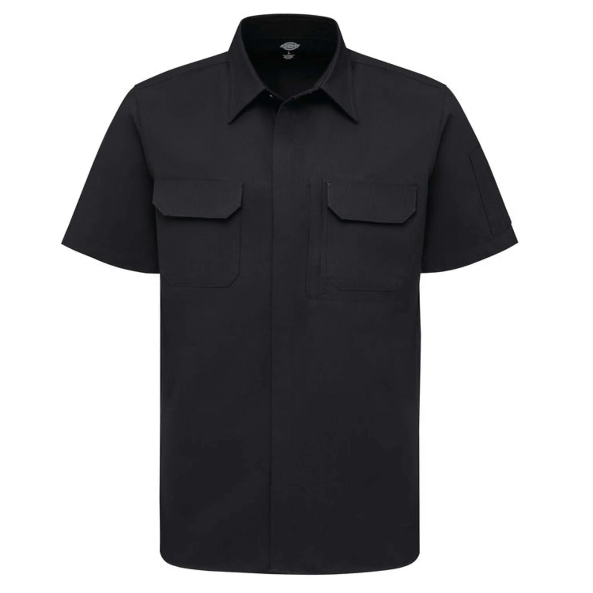 Dickies Men's LS94 Tactical Button-Up Shirt - Mesh Ventilation, FLEX Panels, Ripstop Fabric, Hidden Snap Front, Secure Pockets, Durable Workwear | Sizes S-5XL