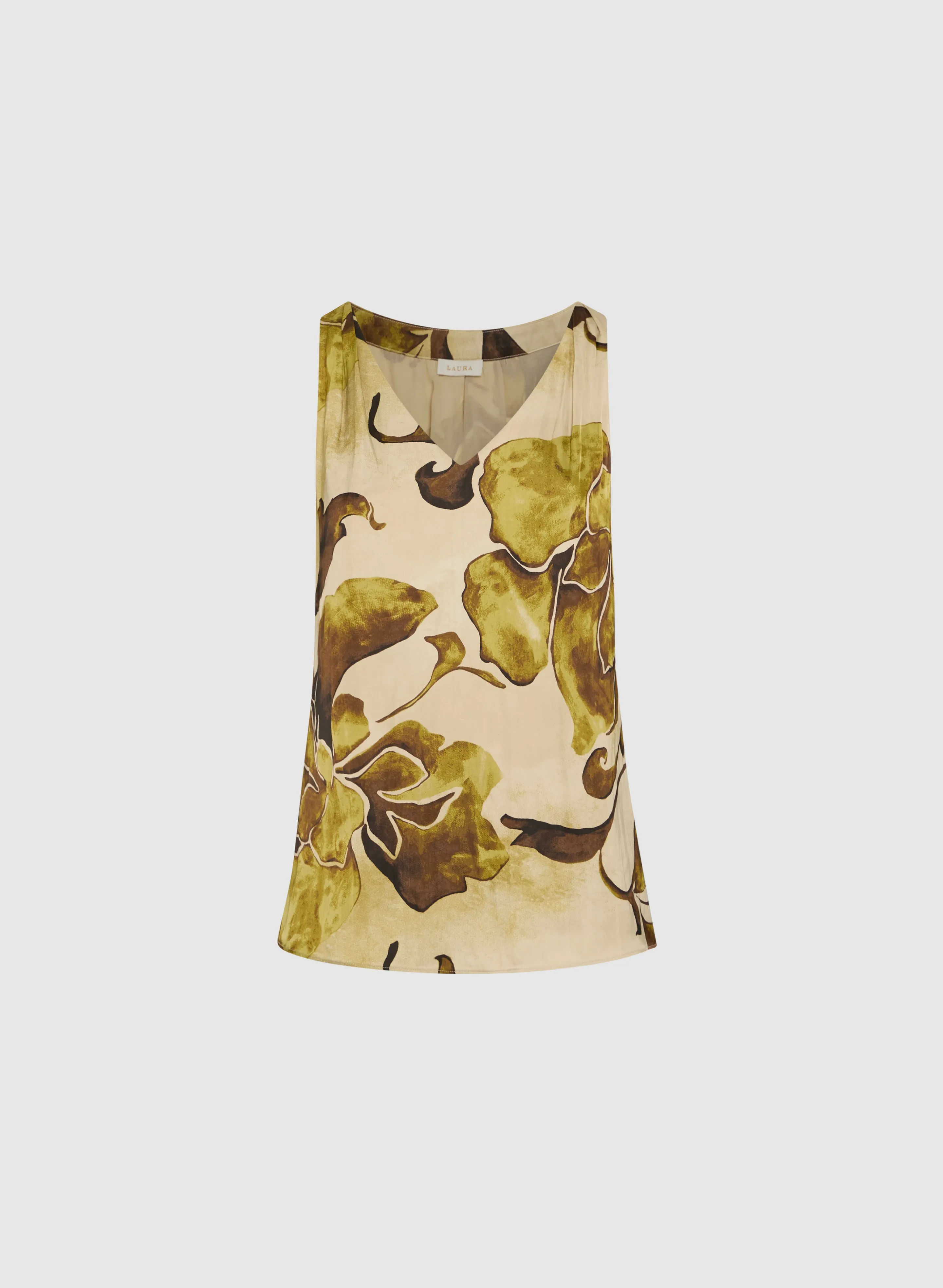 Floral Sleeveless Blouse