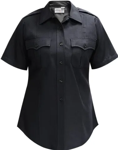 Flying Cross Women's Ohio Sheriff Short Sleeve Class A Shirt With Zipper- Polyester
