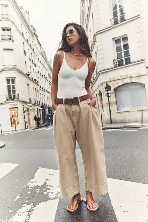 Free People Sweet Talk Chinos Croissant