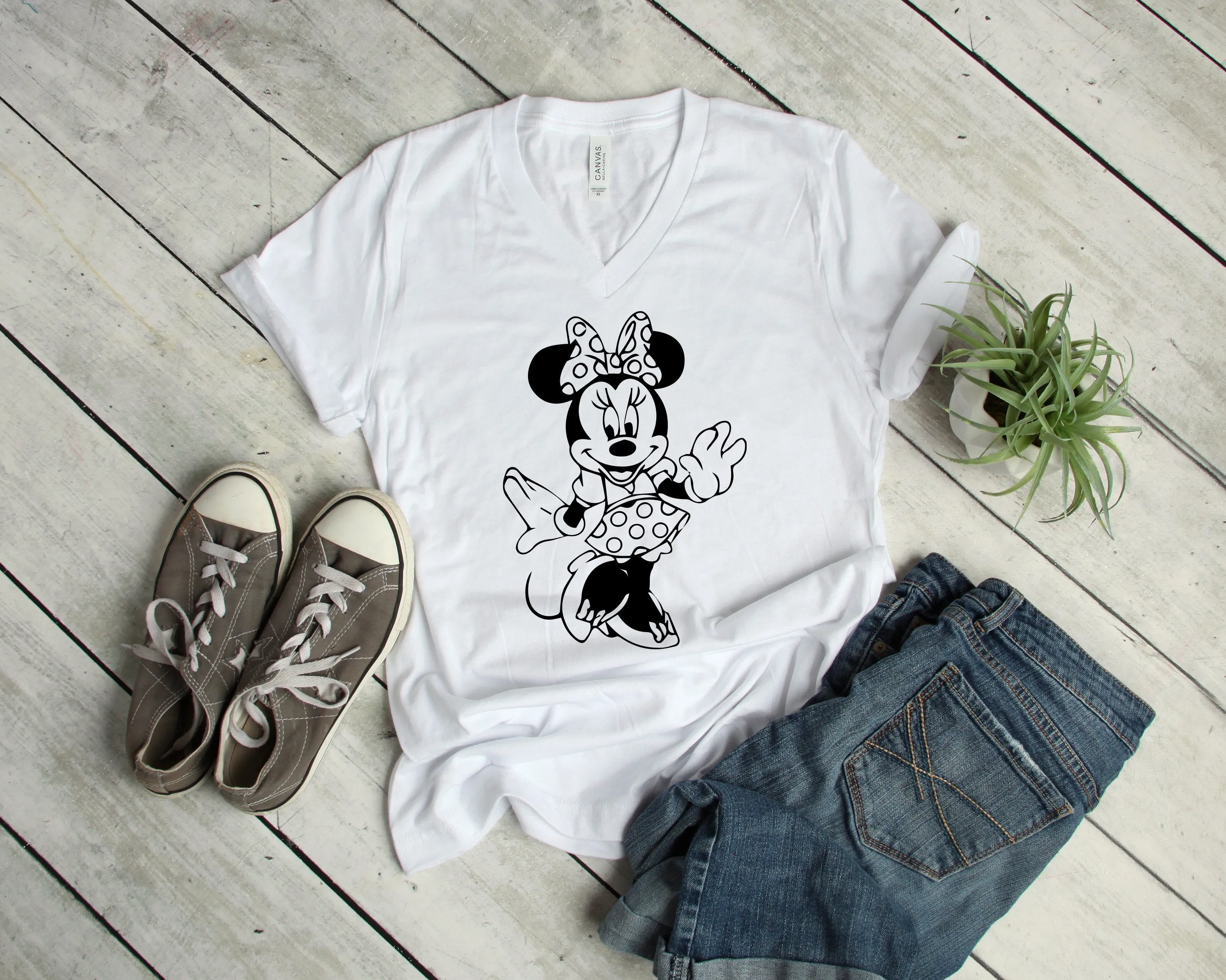 Full Body Minnie Mouse t shirt - Disney Trip Matching Shirts - Cute Minnie T Shirt