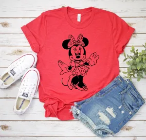 Full Body Minnie Mouse t shirt - Disney Trip Matching Shirts - Cute Minnie T Shirt