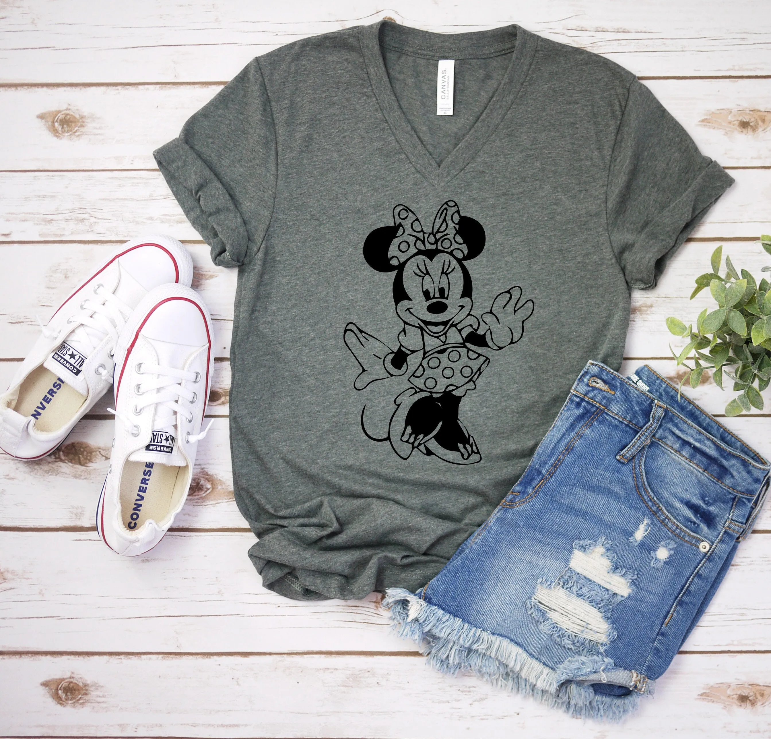 Full Body Minnie Mouse t shirt - Disney Trip Matching Shirts - Cute Minnie T Shirt