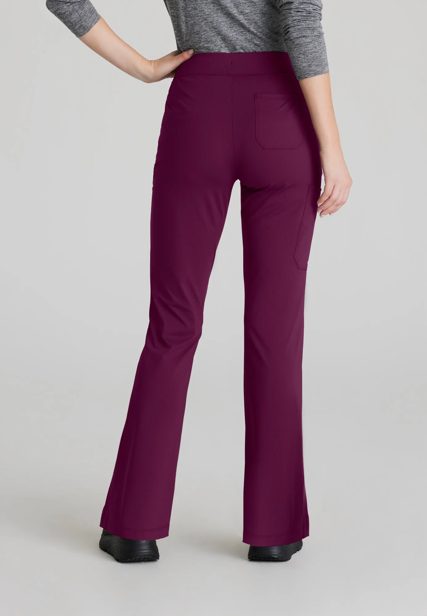 Glide Knit Flare Pant - Wine