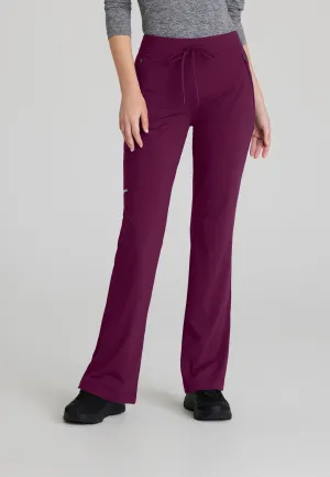 Glide Knit Flare Pant - Wine