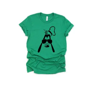 Goofy Adult Unisex T Shirt - Family Matching Shirts - Disney Characters - Sunglasses