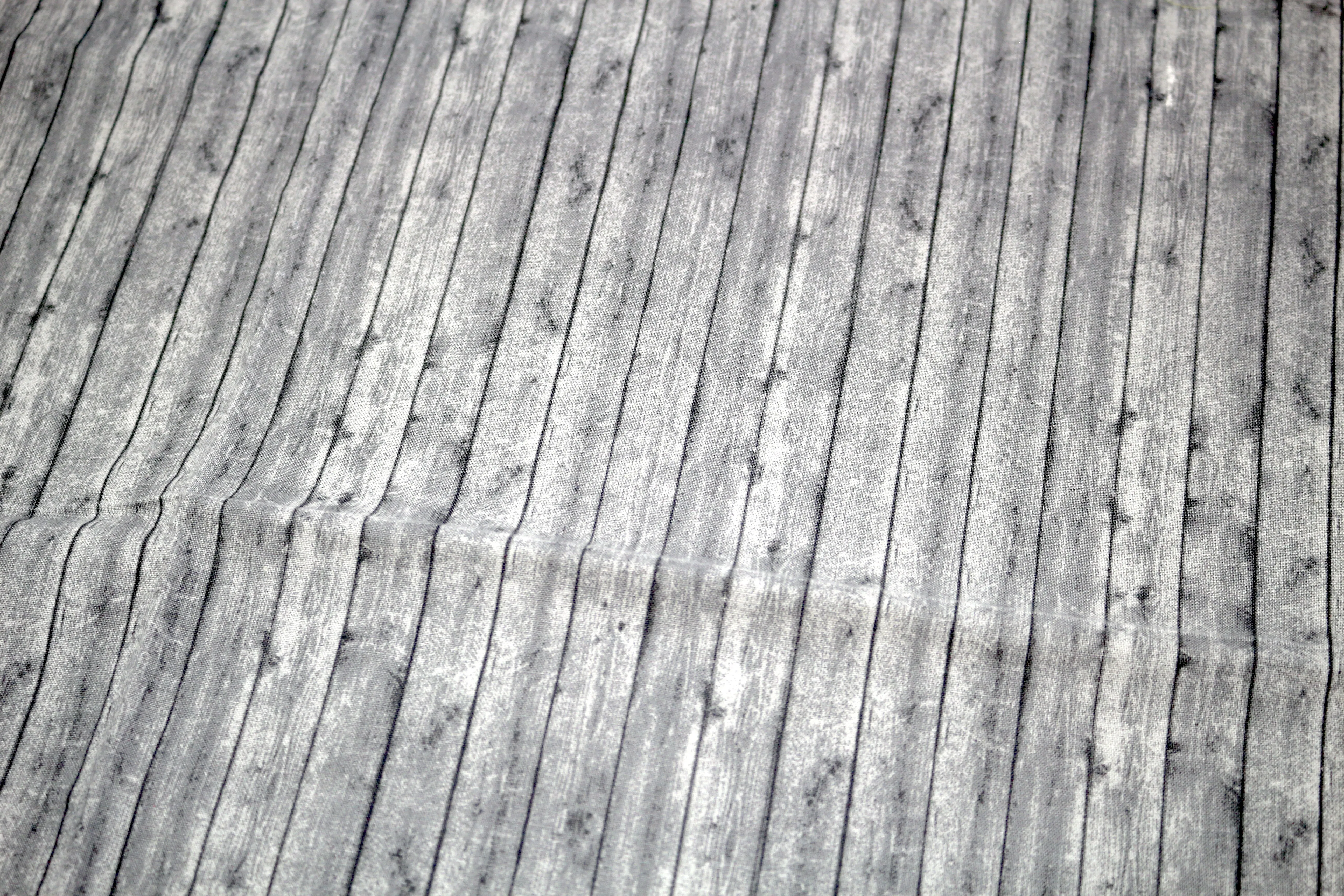 Gray Floor Planks Cotton Fabric – 1 Yard x 44” – Dress-Weight