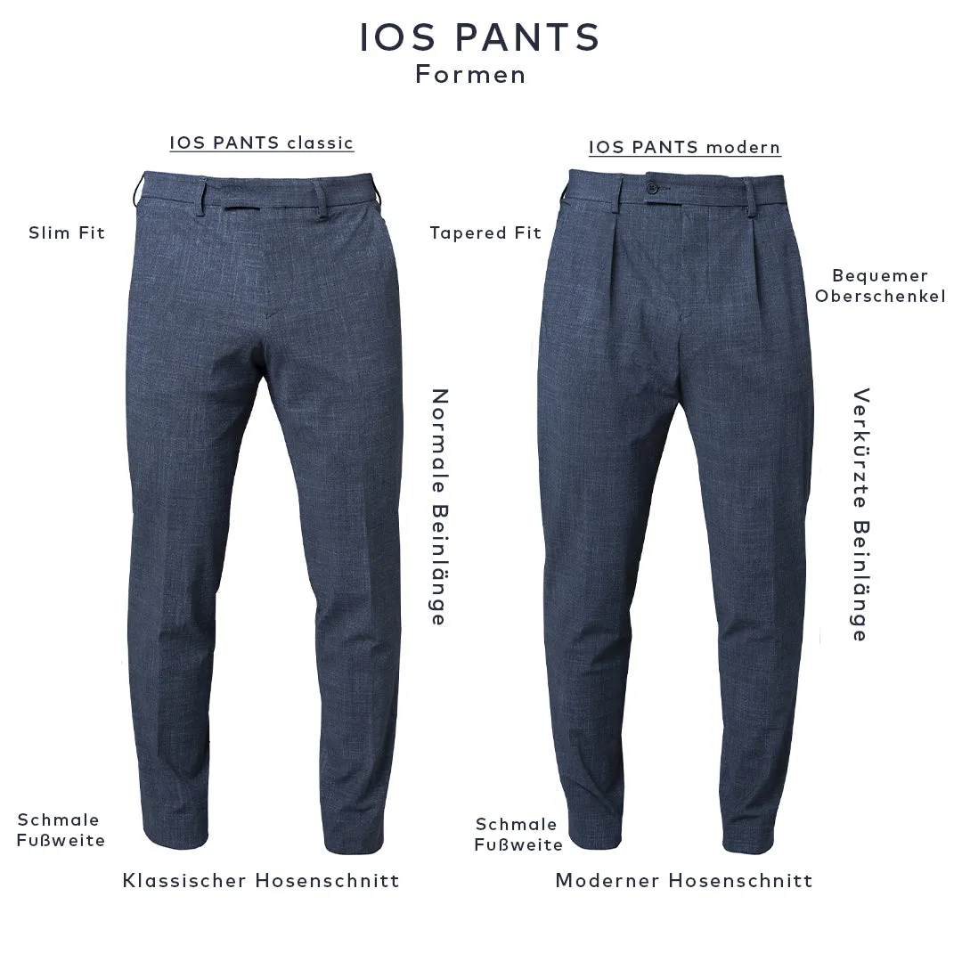 IOS PANTS classic - STEEL BLUE