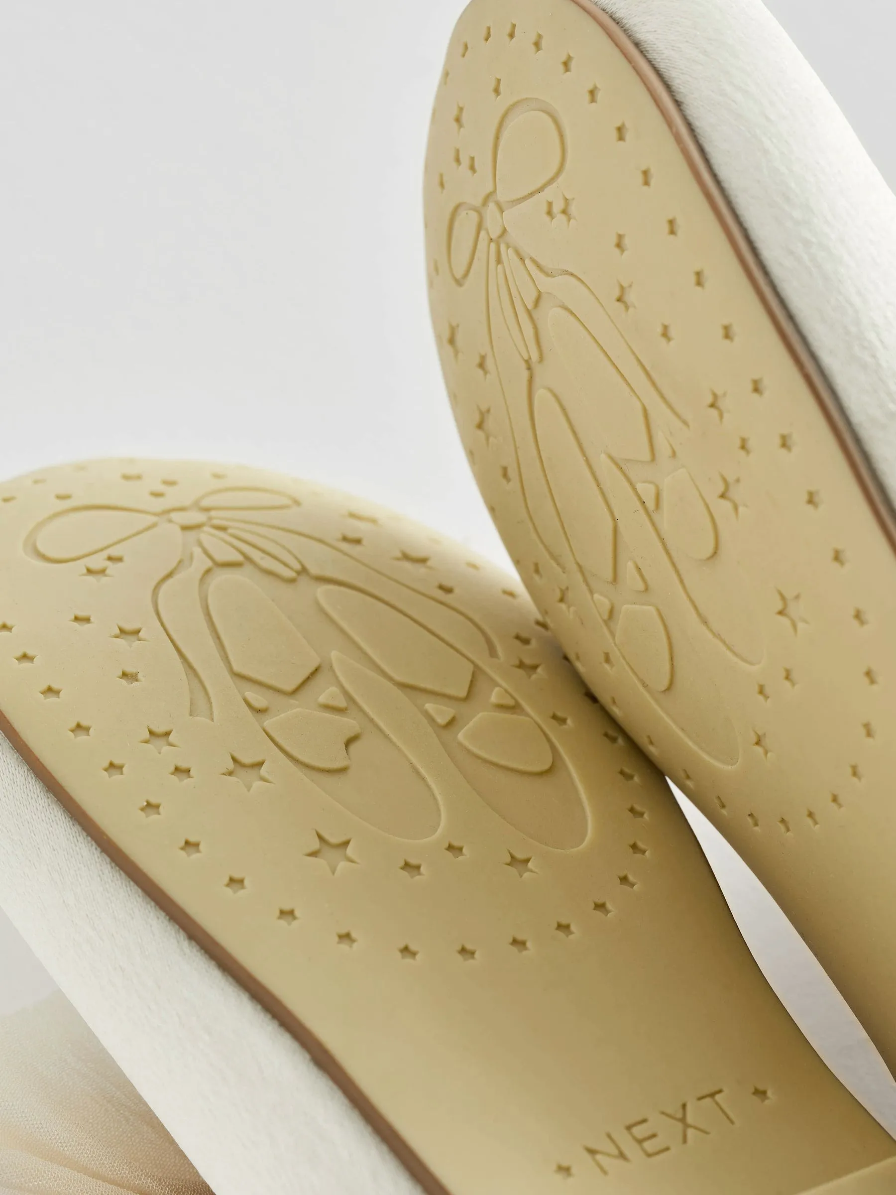 Ivory Standard Fit (F) Mary Jane Bridesmaid Bow Occasion Shoes