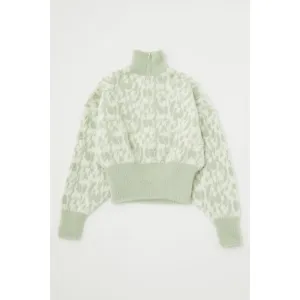 Jacquard Knit Top