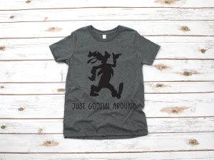 Just Goofin Aroung Goofy T Shirt - Infant Toddler Youth Mickey Shirt - Disney Kids