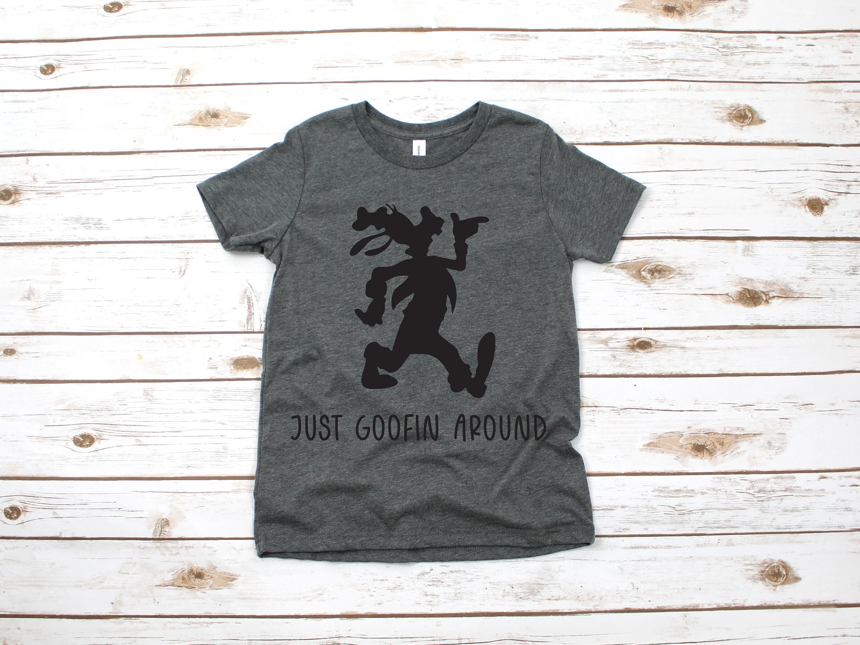 Just Goofin Aroung Goofy T Shirt - Infant Toddler Youth Mickey Shirt - Disney Kids