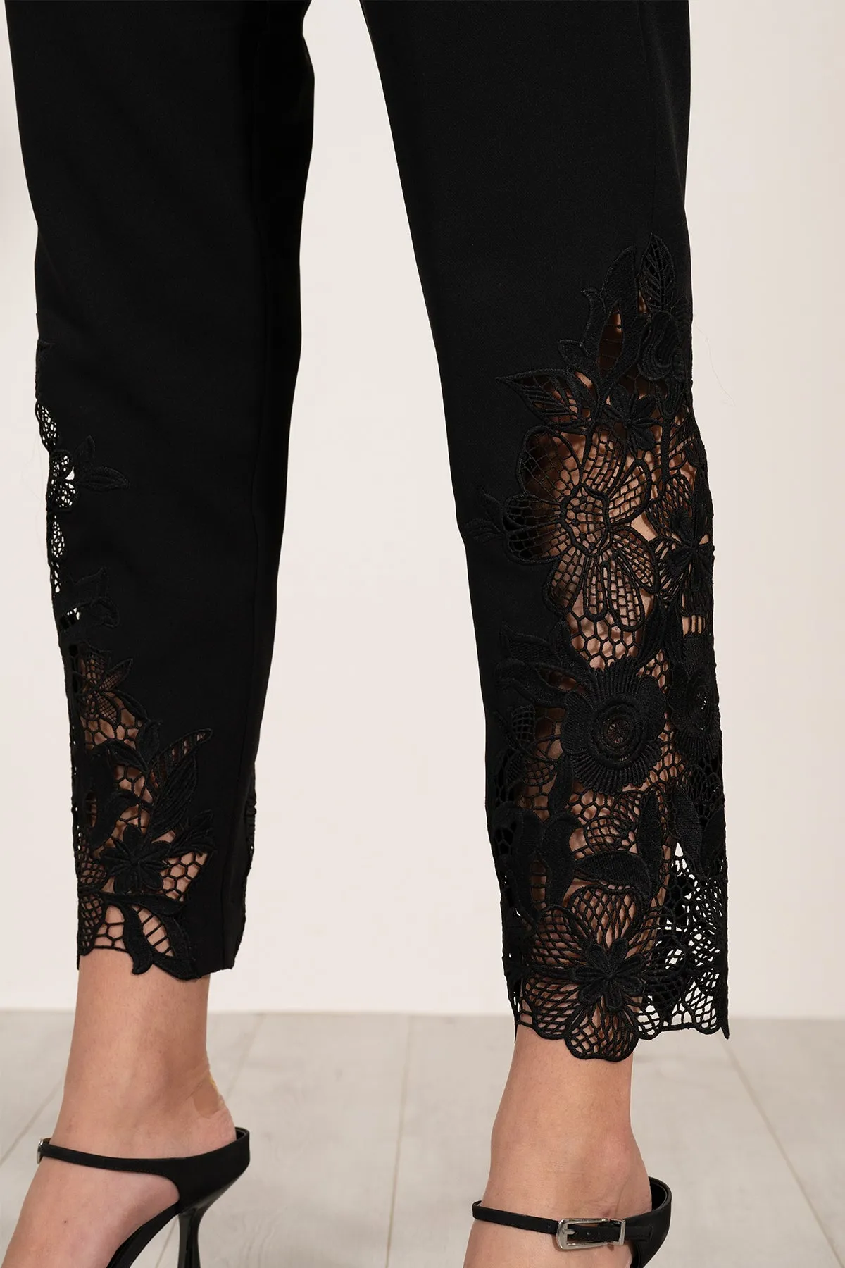 Lace Pants-52 Black