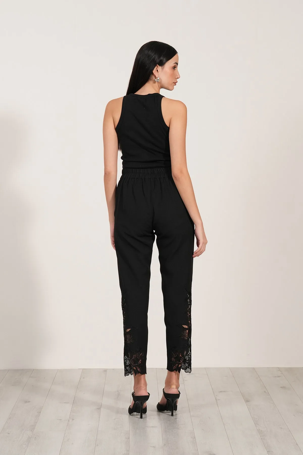 Lace Pants-52 Black