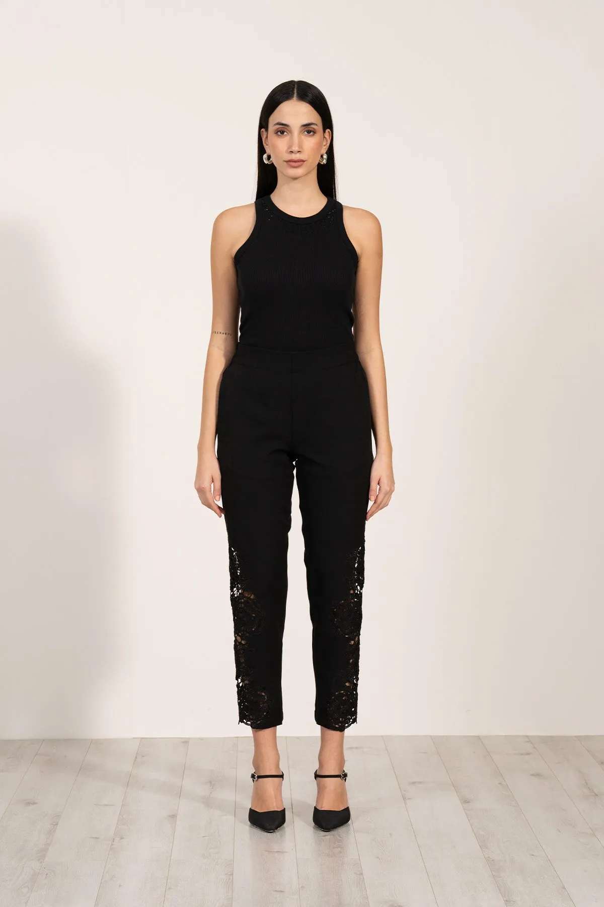 Lace Pants-53 Black