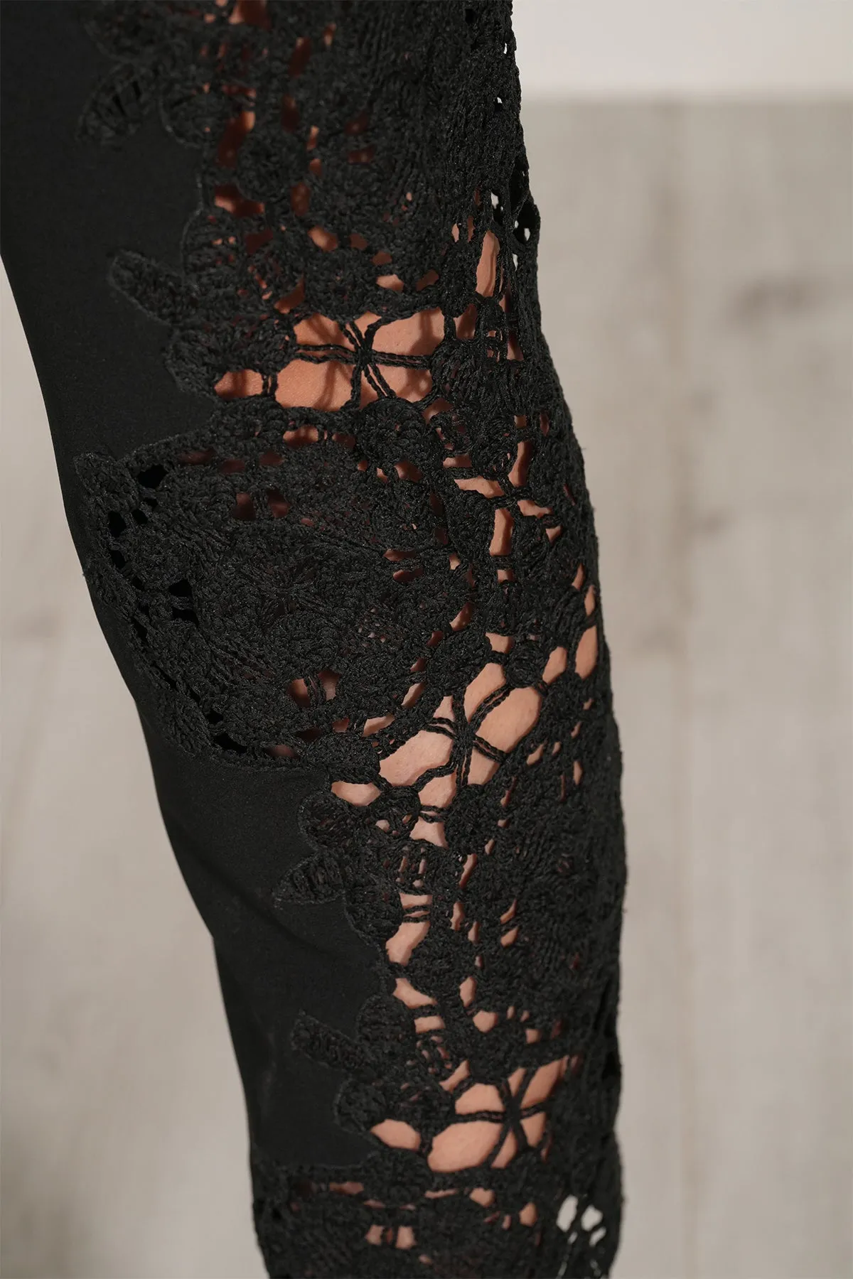 Lace Pants-53 Black
