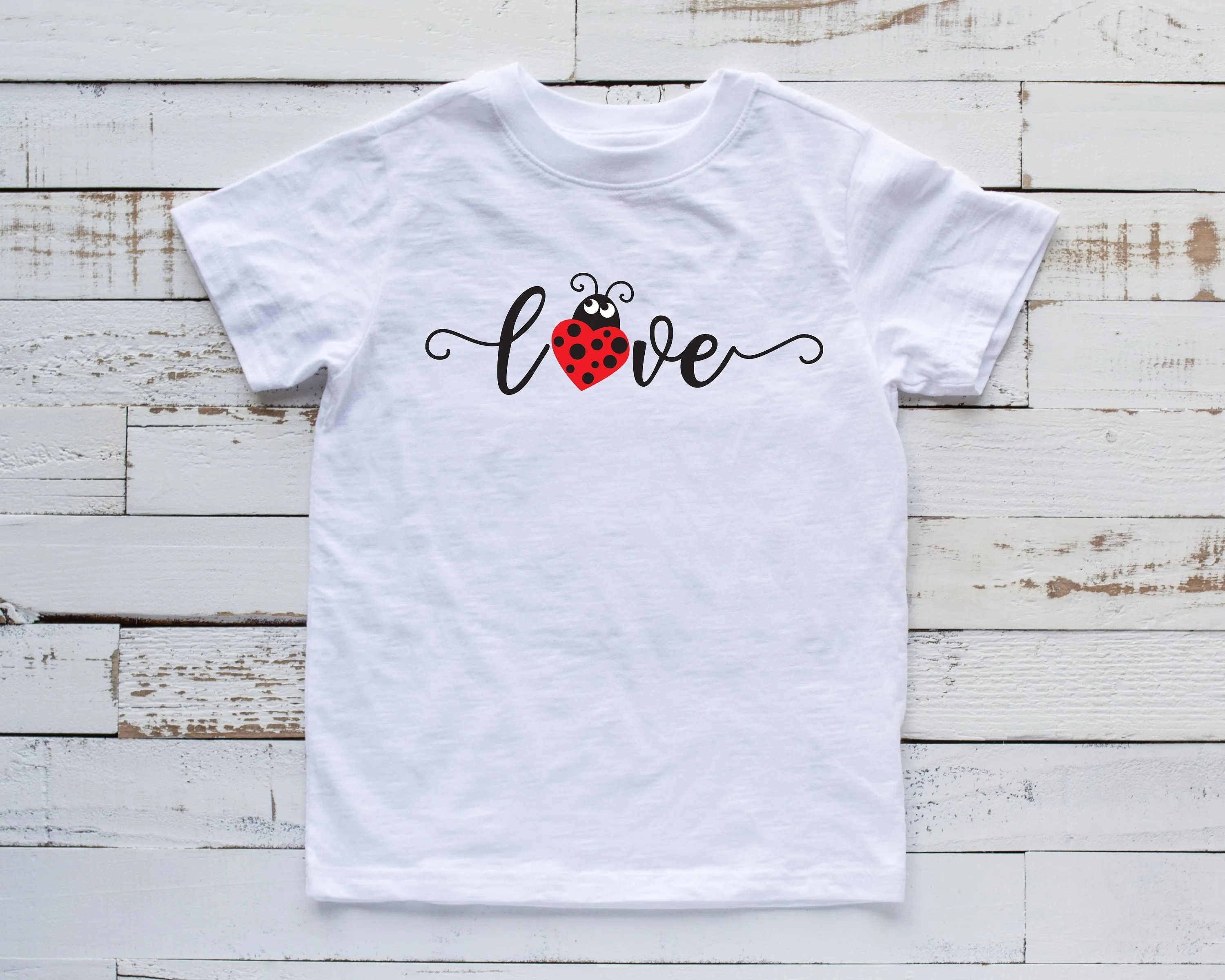 Lady Bug Love T Shirt - My First Valentine's Day T Shirt - Love T Shirt - Heart Breaker - Infant Toddler Boy or Girl
