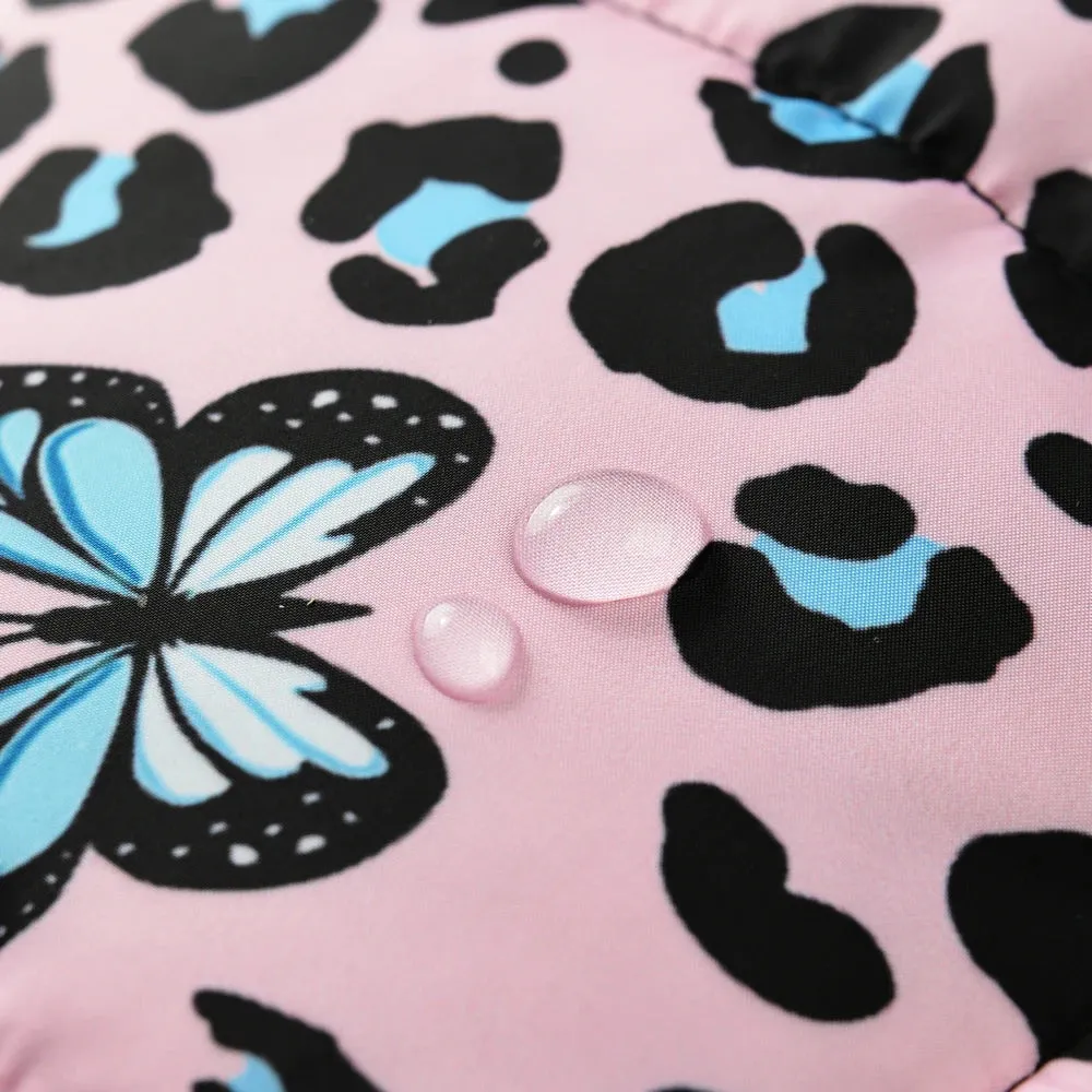 Leopard Luxe™ Winter Puppy Jacket - Fashionable Waterproof Coat