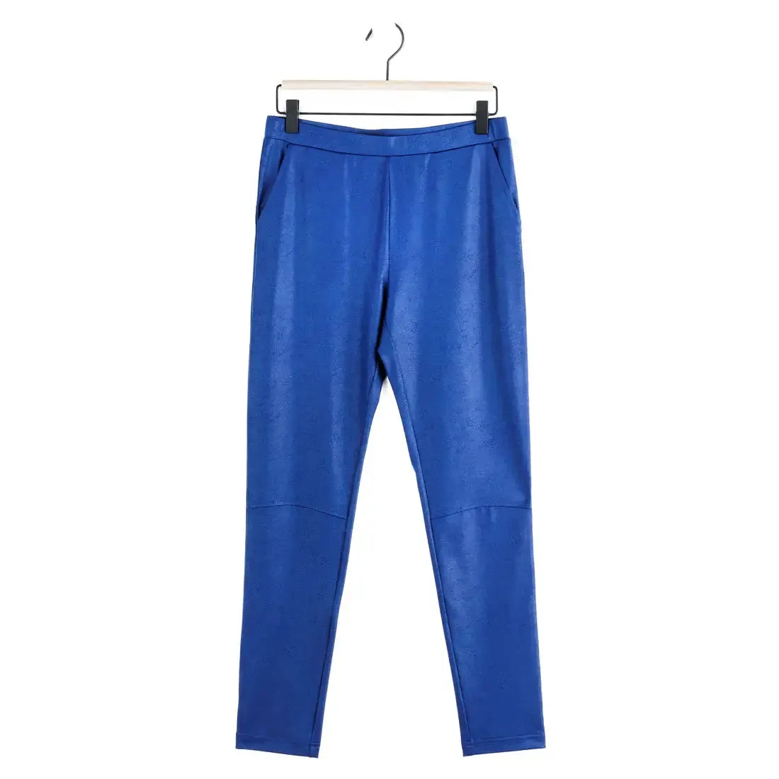Liquid Leather ™ Sheen Skinny Pocket Pant: Cobalt
