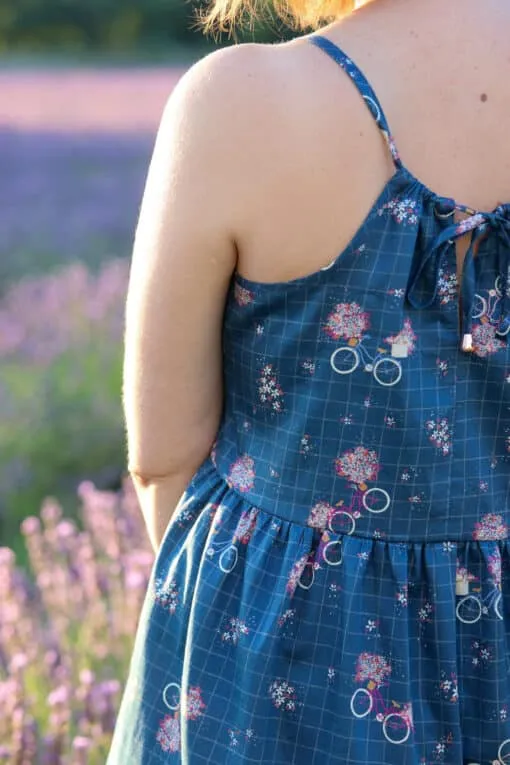 Lise Tailor-Bicyclette Marine - Poplin