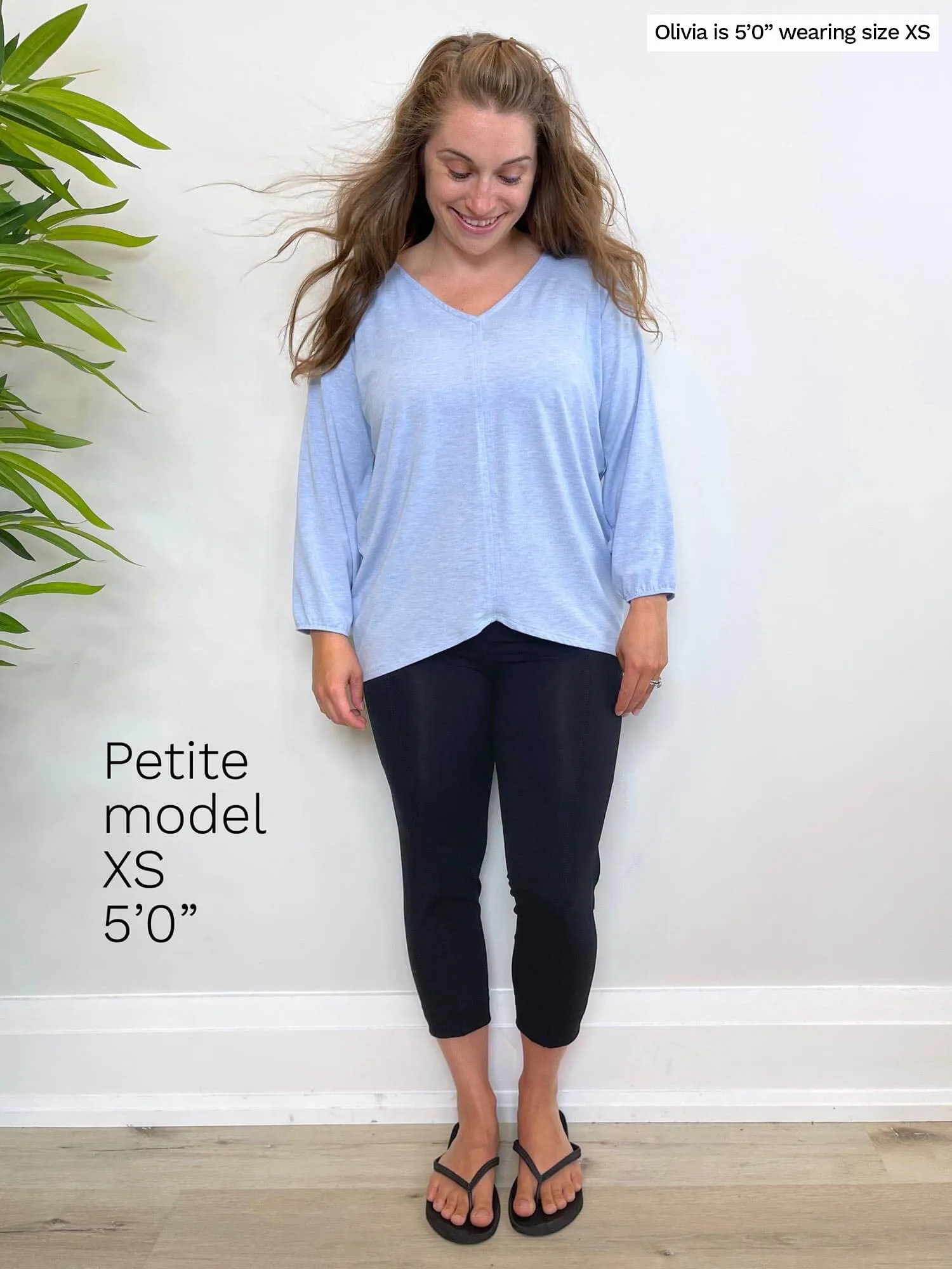 Lucy mid-rise capri legging