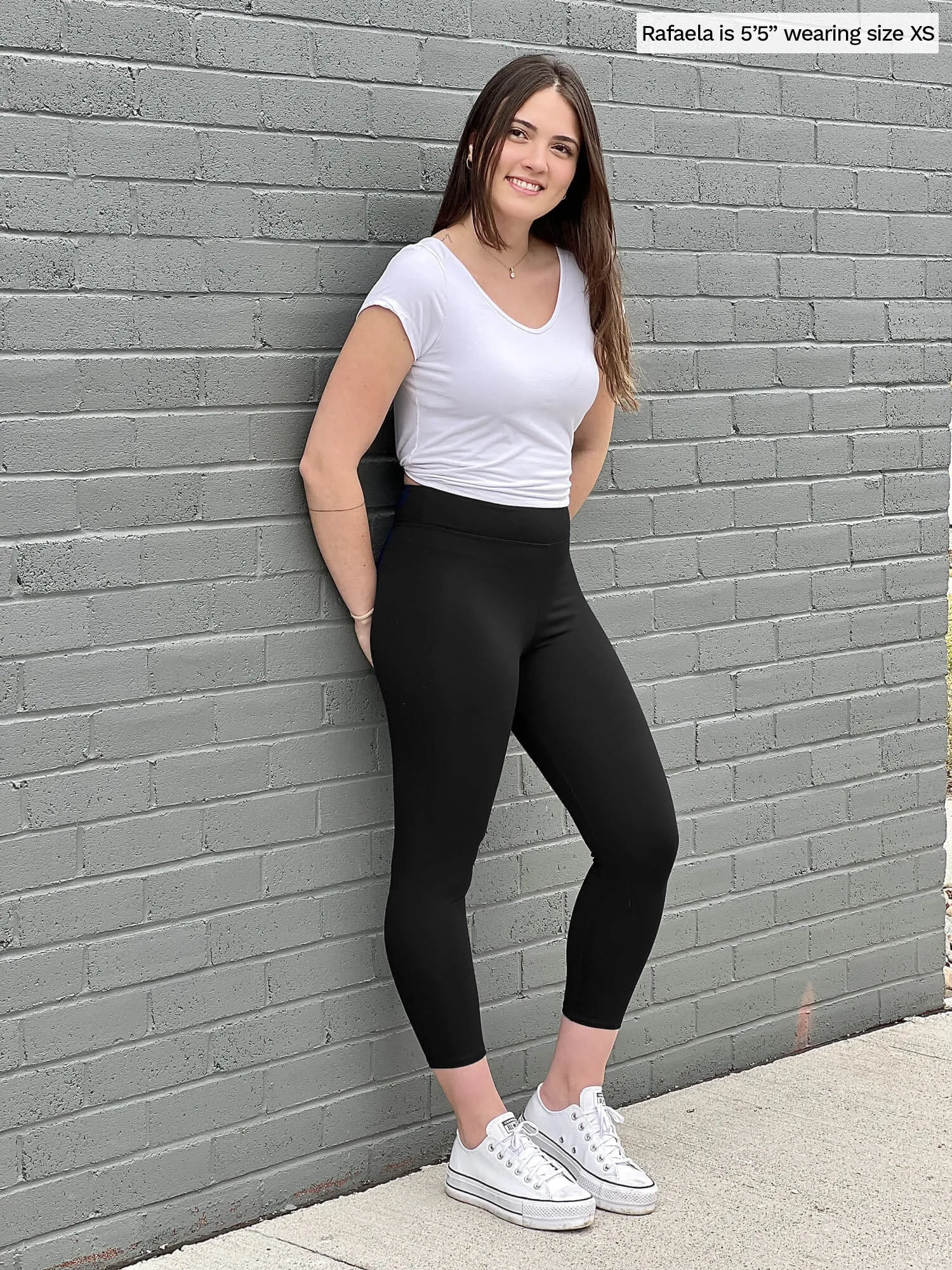 Lucy mid-rise capri legging