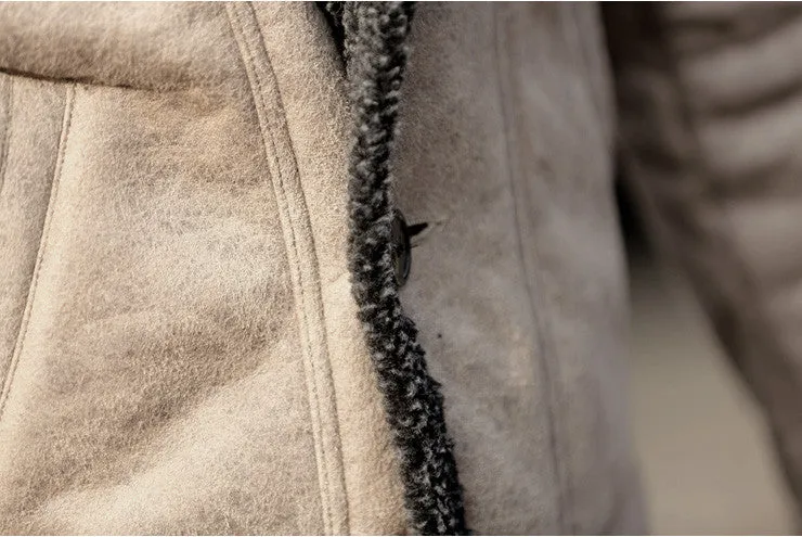Male Casual Vintage Warm Jacket