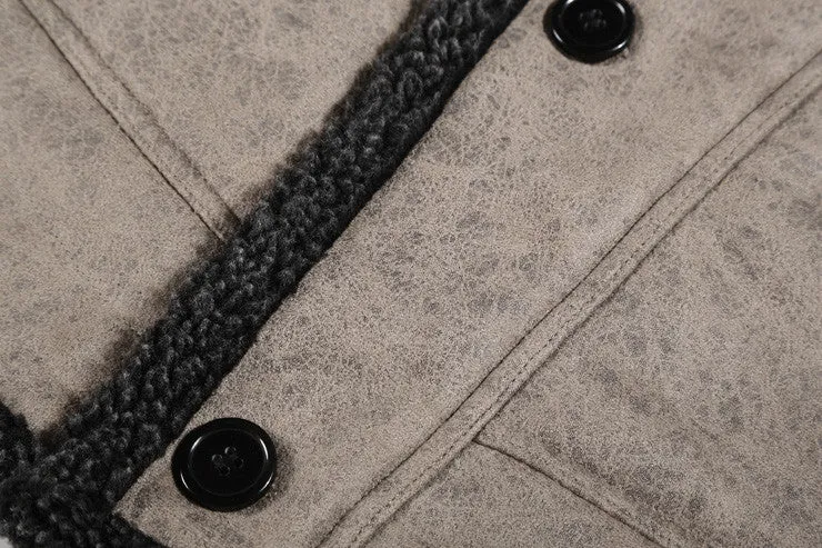 Male Casual Vintage Warm Jacket