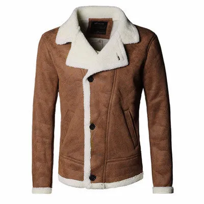 Male Casual Vintage Warm Jacket