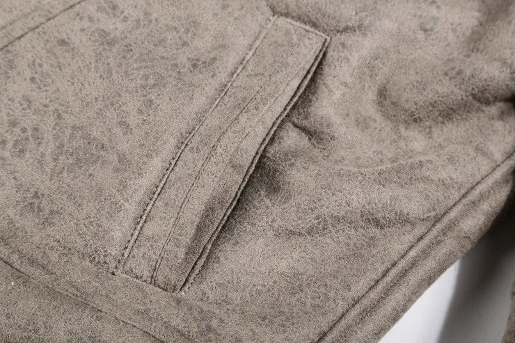 Male Casual Vintage Warm Jacket