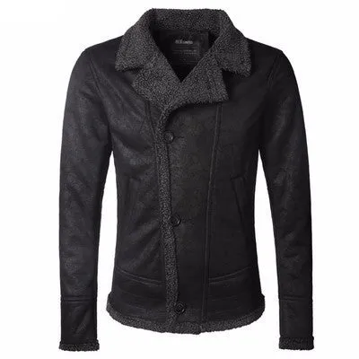 Male Casual Vintage Warm Jacket