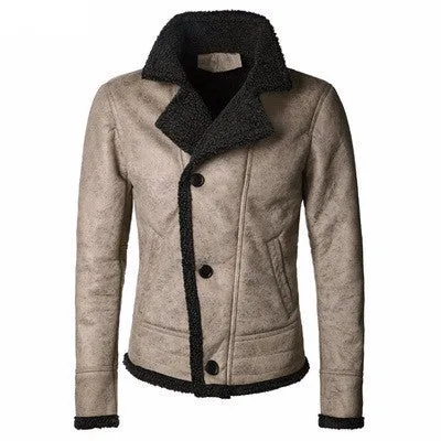 Male Casual Vintage Warm Jacket