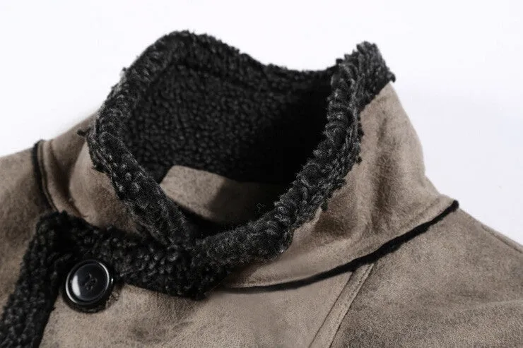 Male Casual Vintage Warm Jacket