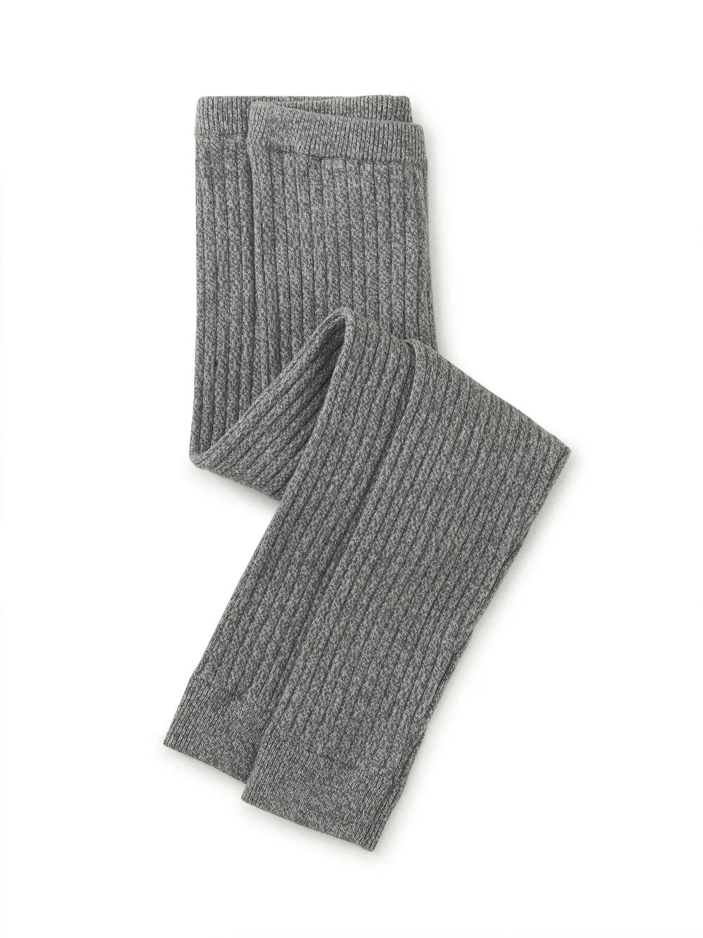 Marled Sweater Leggings - Medium Heather Grey by Tea Collection - FINAL SALE