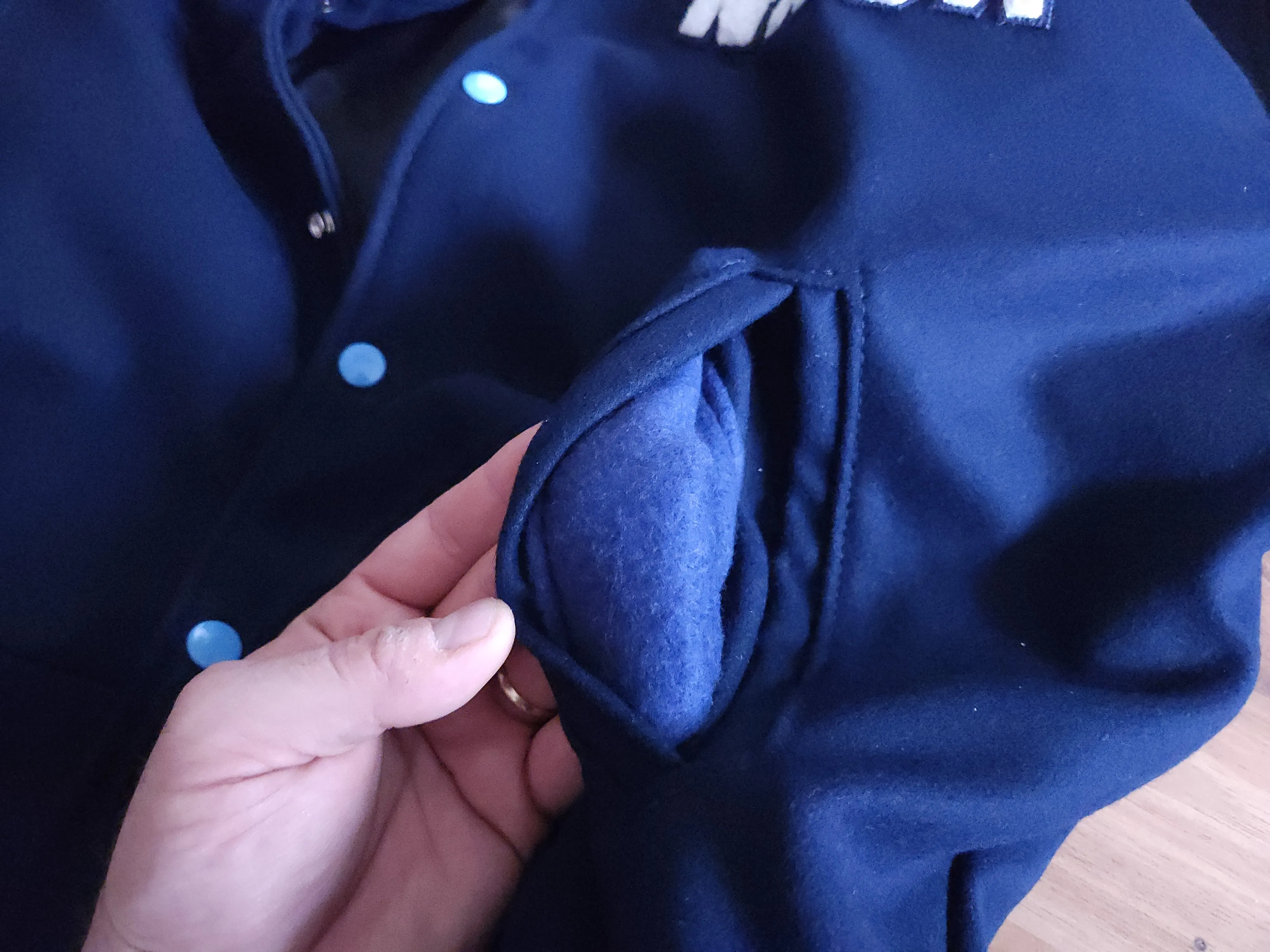 NASA Style PT Warm Up Varsity Jacket
