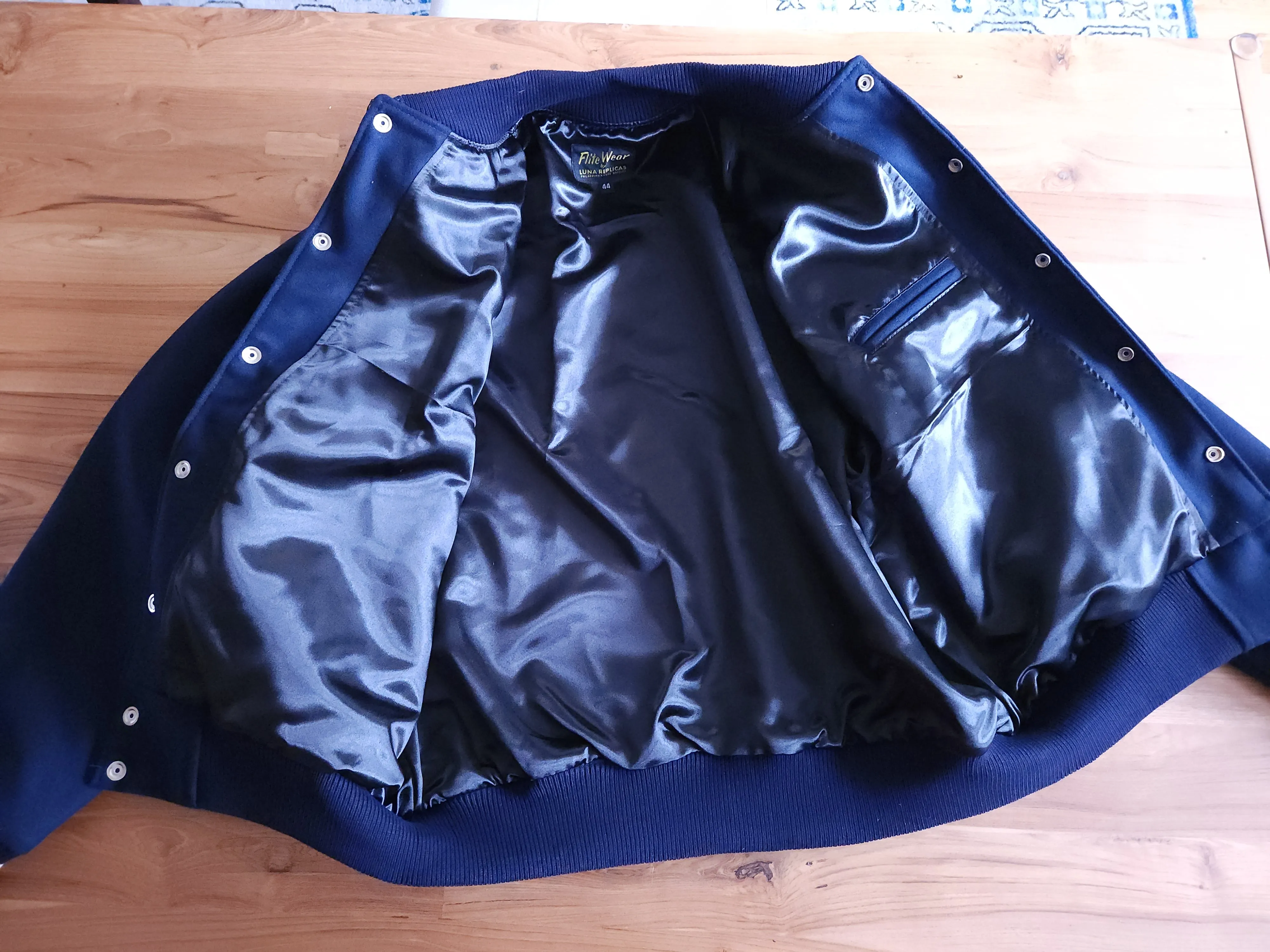 NASA Style PT Warm Up Varsity Jacket