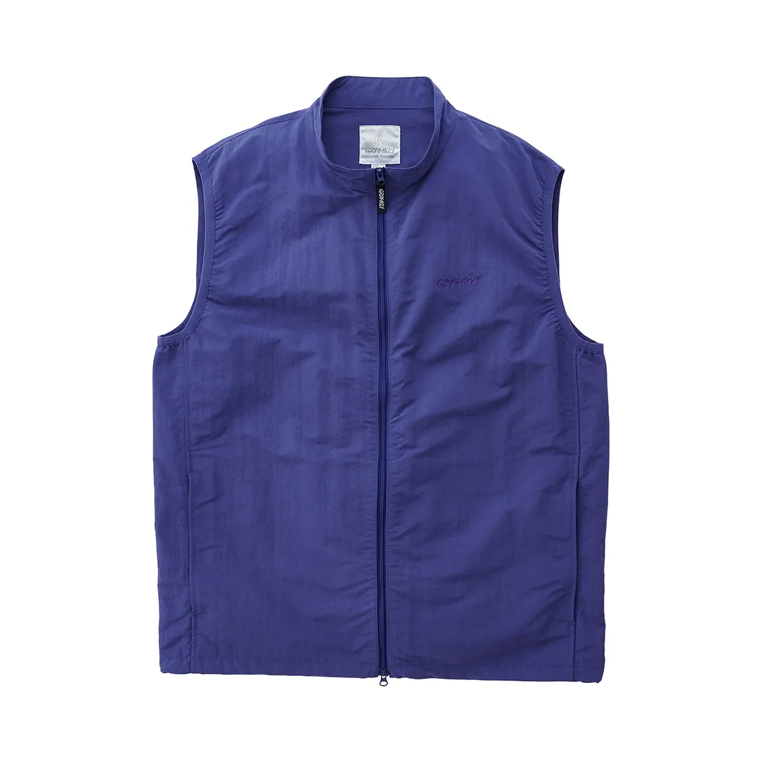 Nylon Tussah Tactical Vest - Night Purple