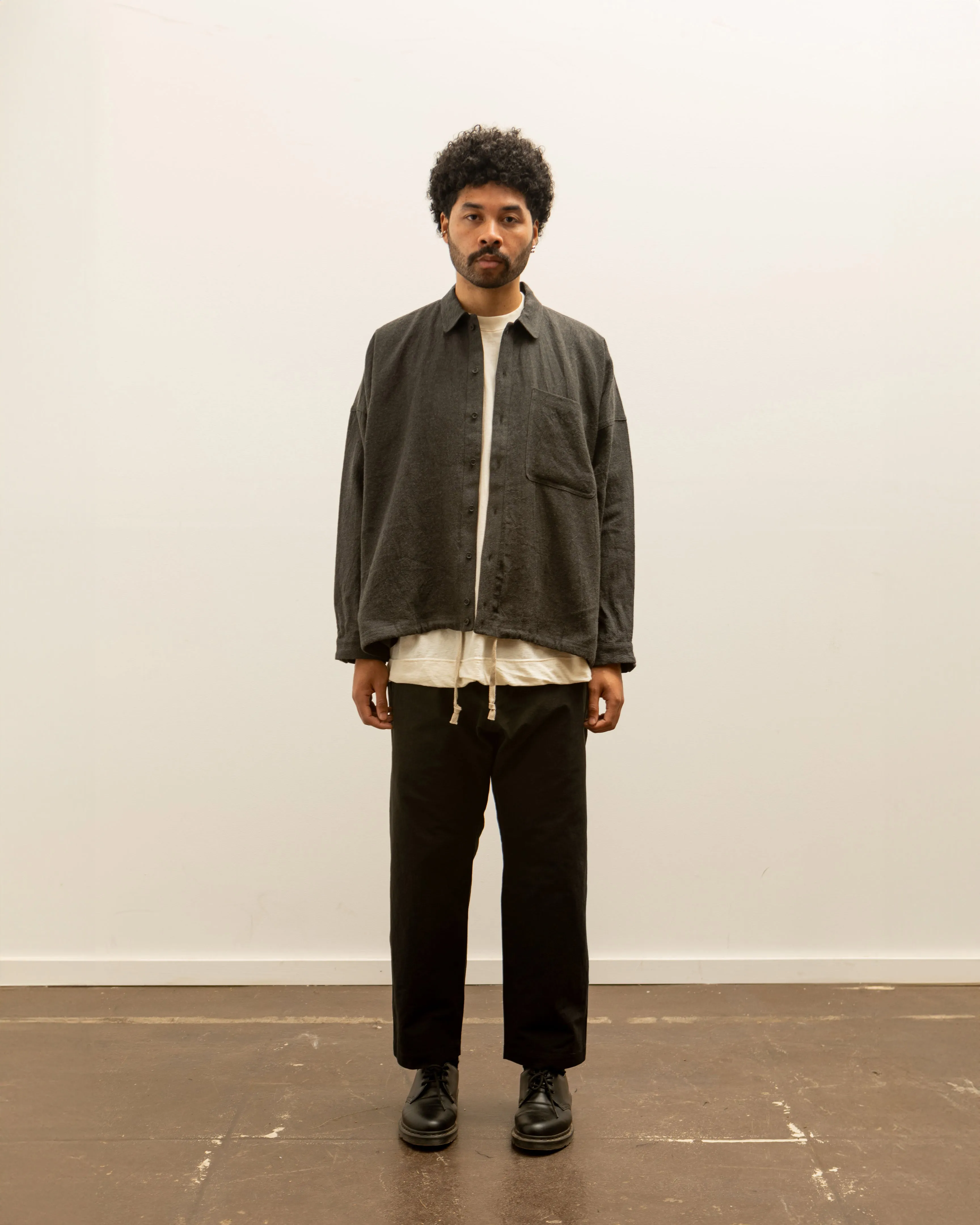 O-Project Bomber Shirt, Warm Anthracite