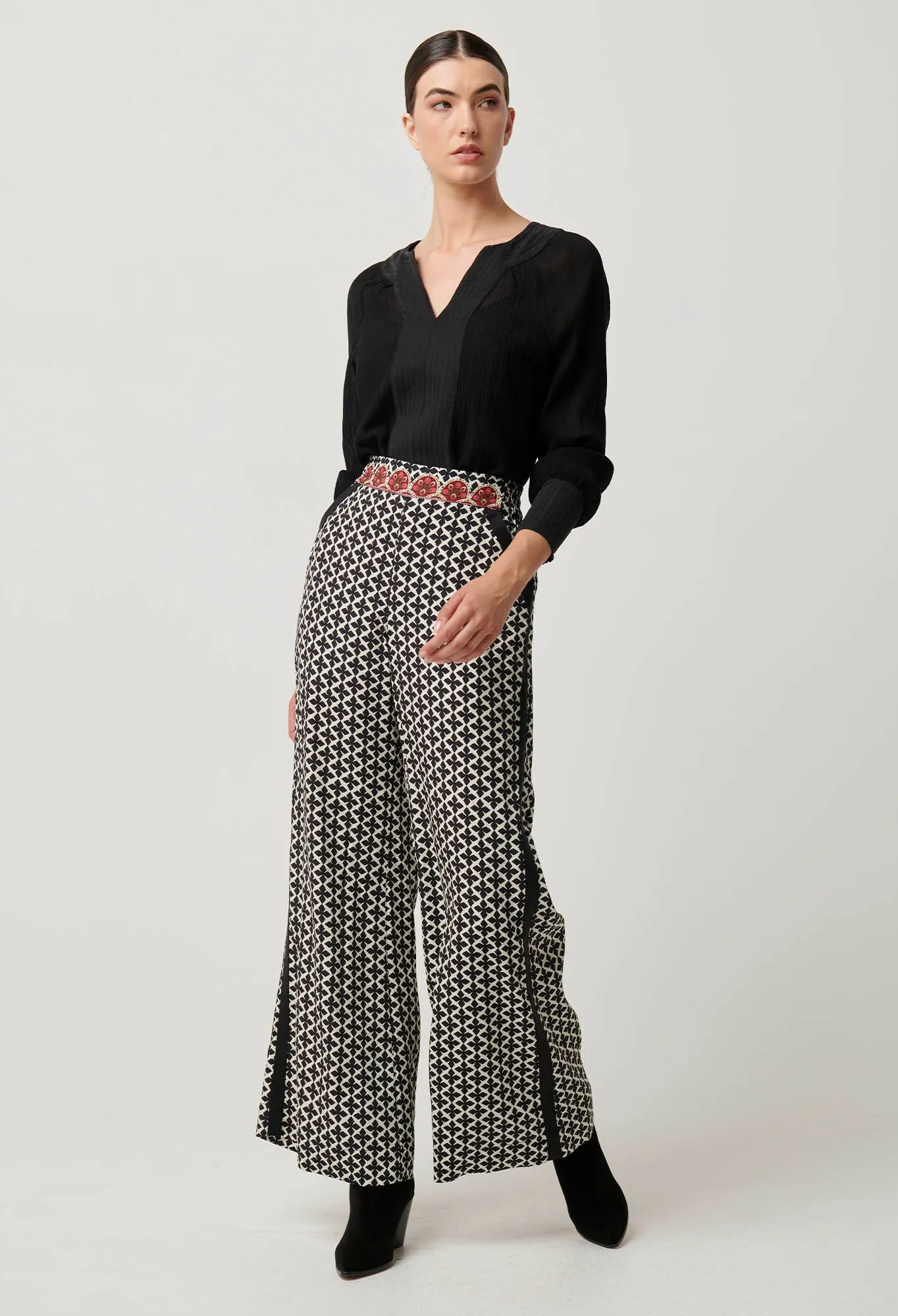 Once Was | Willow Viscose Dobby Pant