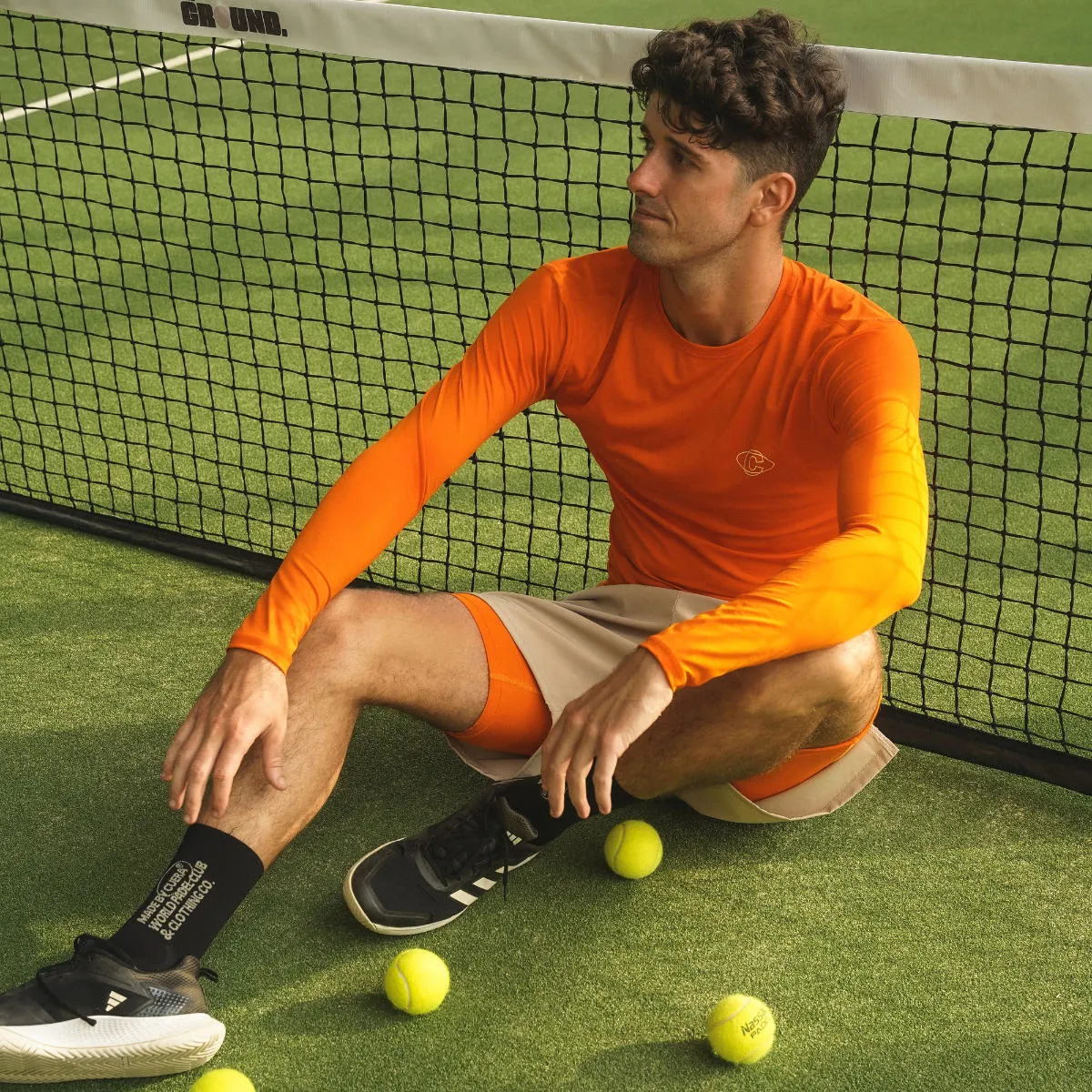 Oncourt LS Layer T-Shirt - Orange